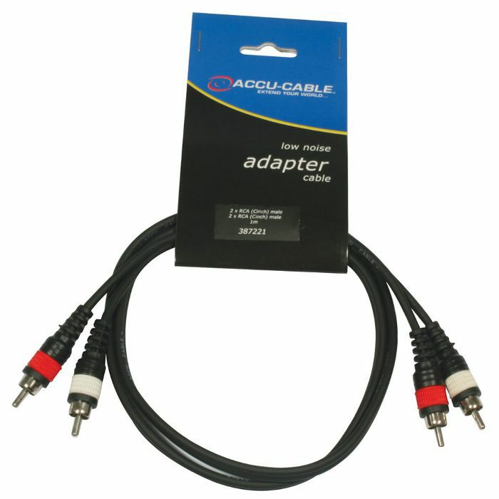 ACCU CABLE - Accu Cable ACR/1 RCA Phono Cable (pair, 1m)