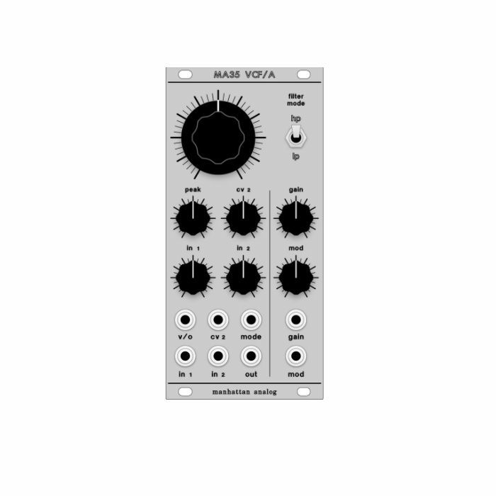 Manhattan Analog MA35 VCF / A Eurorack Module