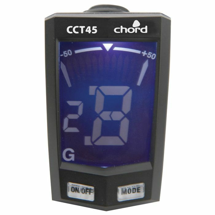 CHORD - Chord CCT45 Large LCD Clip On Multi Guitar & Bass Tuner