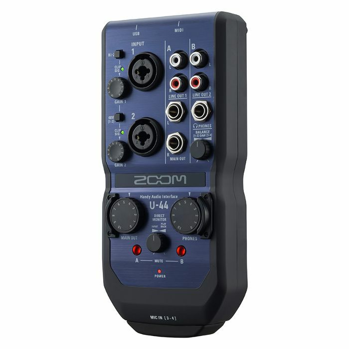 ZOOM Zoom U44 Handy Audio & MIDI Interface With Ableton Live Lite 9