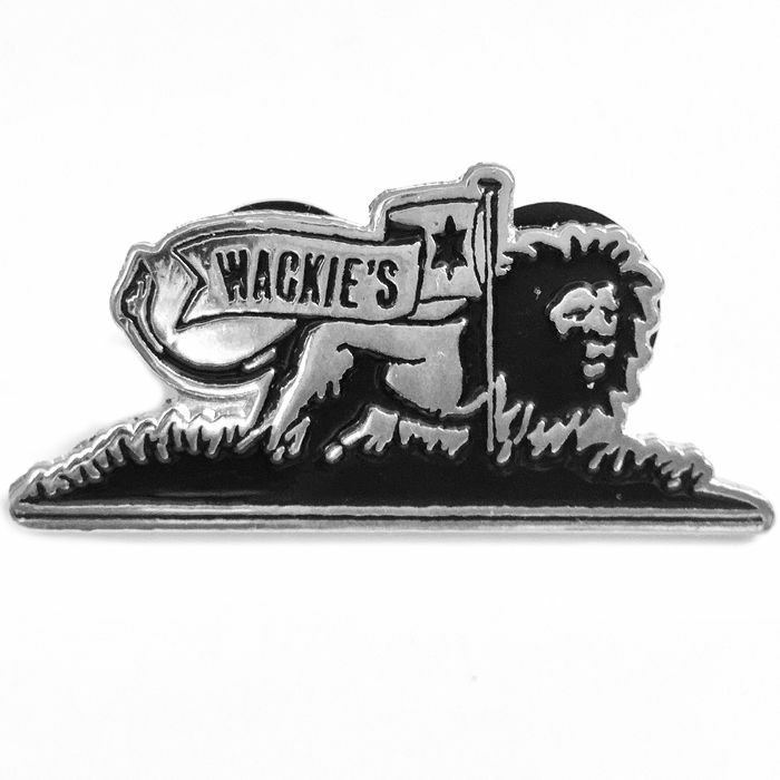 WACKIE'S - Wackie's Enamel Pin Badge (silver & black)