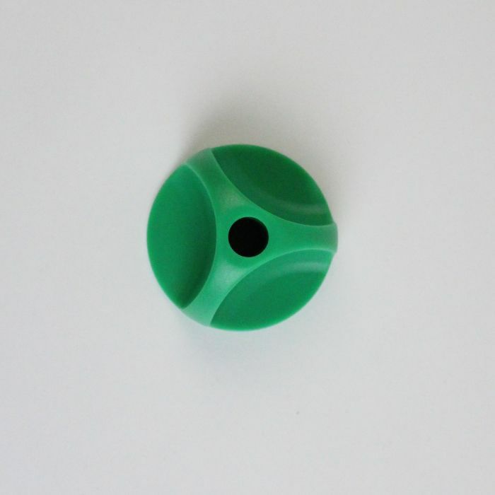 PLASTIC SPINDLE ADAPTER - Plastic Spindle 45 Adapter For Playing Dinked 7" Records (green)