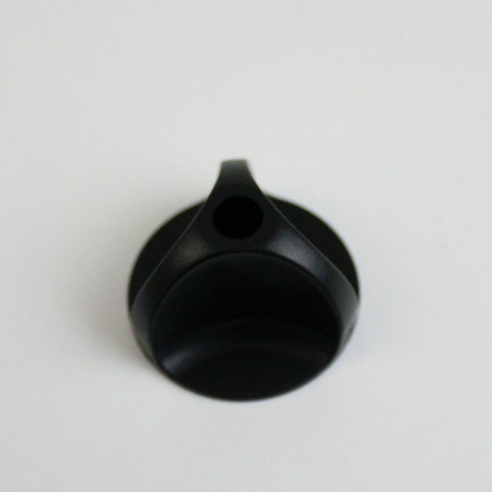 PLASTIC SPINDLE ADAPTER - Plastic Spindle 45 Adapter For Playing Dinked 7" Records (black)