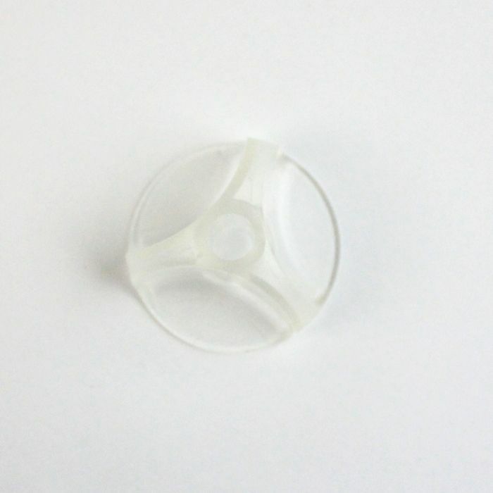 PLASTIC SPINDLE ADAPTER - Plastic Spindle 45 Adapter For Playing Dinked 7" Records (clear)