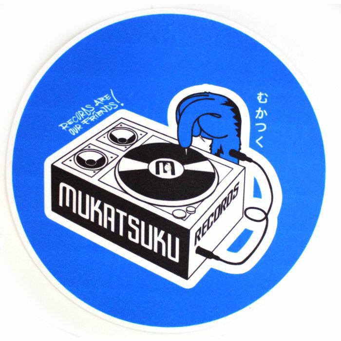 MUKATSUKU - Mukatsuku Bold Blue Slipmat (single, blue/white/black)  (Juno exclusive)