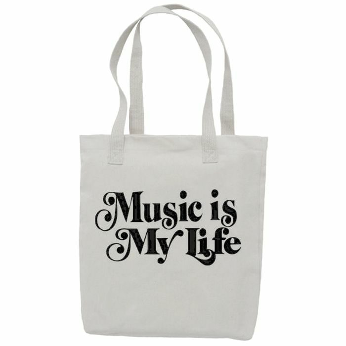 101 APPAREL - 101 Apparel Music Is My Life Tote Bag (unbleached)