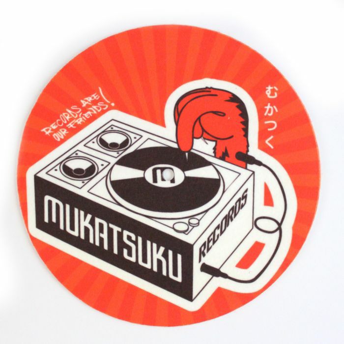MUKATSUKU - Mukatsuku Records Are Our Friends Red Rays 7" 45 Slipmat (single, red rays design) *Juno Exclusive*