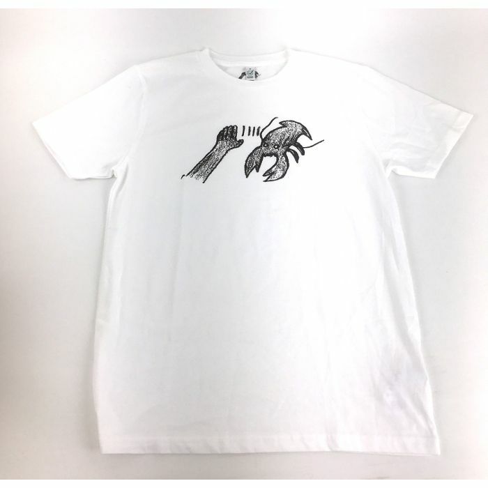 LOBSTER THEREMIN - Lobster Theremin Logo T Shirt (white, large)