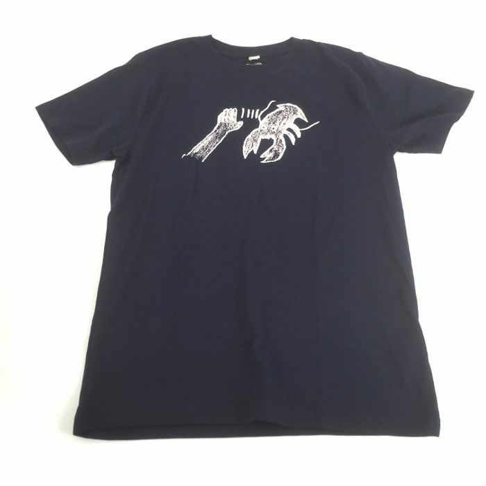 LOBSTER THEREMIN - Lobster Theremin Logo T Shirt (navy blue, medium)