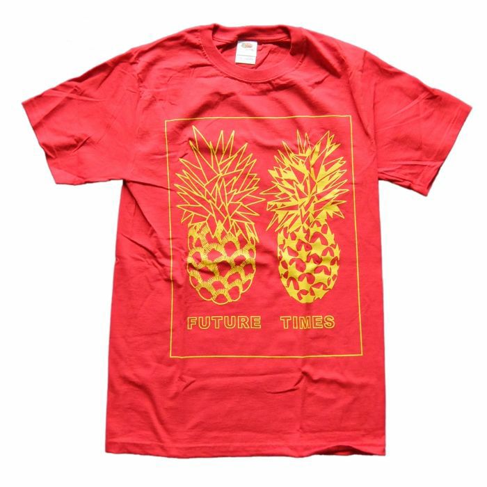 FUTURE TIMES - Future Times Pineapple T-Shirt (medium, red/yellow)
