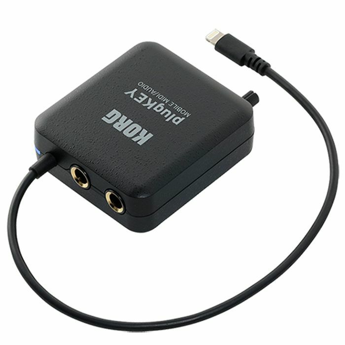Korg plugKEY Portable MIDI & Audio Interface For iPod iPhone iPad iOS Devices (black)