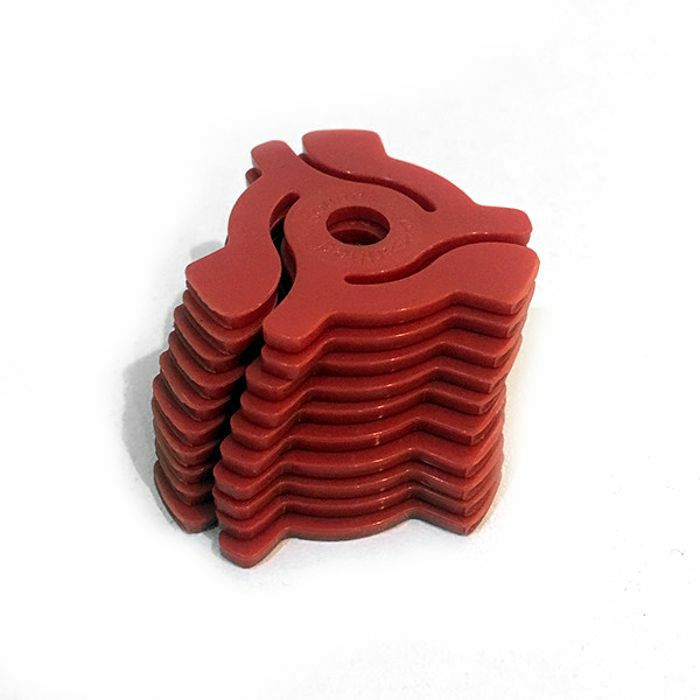 UNEARTHED - Unearthed Plastic 7" 45 Adaptors (red, pack of 10)
