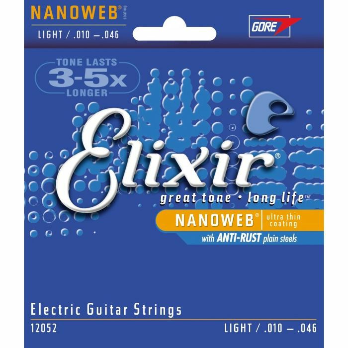ELIXIR - Elixir Light Electric Guitar Strings Set With Nanoweb Coating (E12052)