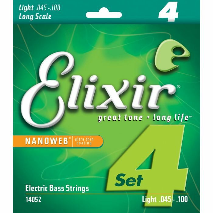 ELIXIR - Elixir Light Electric Bass Guitar Strings Set With Nanoweb Coating (E14052)