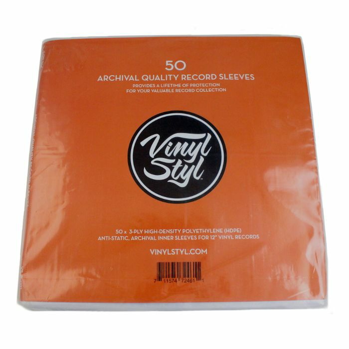 VINYL STYL - Vinyl Styl Archive Quality 12" Vinyl Inner Record Sleeves (Pack Of 50)