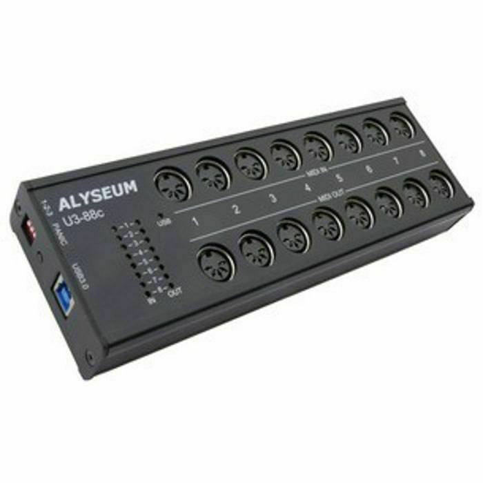 ALYSEUM - Alyseum U388c 8X8 USB 3.0 MIDI Interface