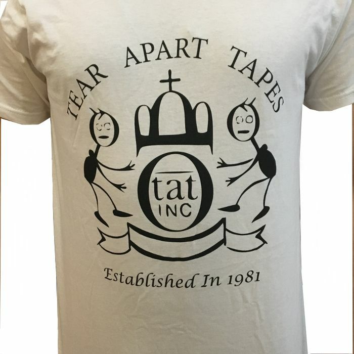 TEAR APART TAPES - Tear Apart Tapes T-Shirt (large, white with black print)