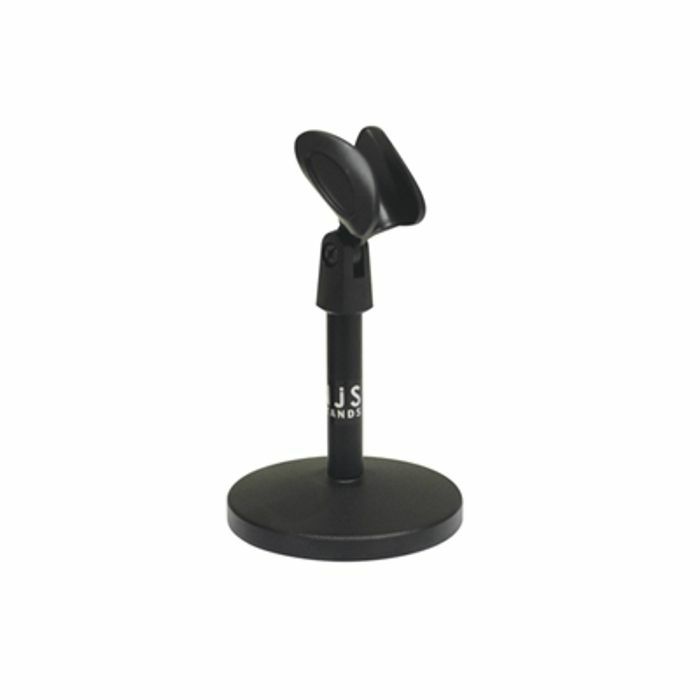 SOUND LAB - Sound LAB Desk Microphone Stand With Round Base & Microphone Clip (black)