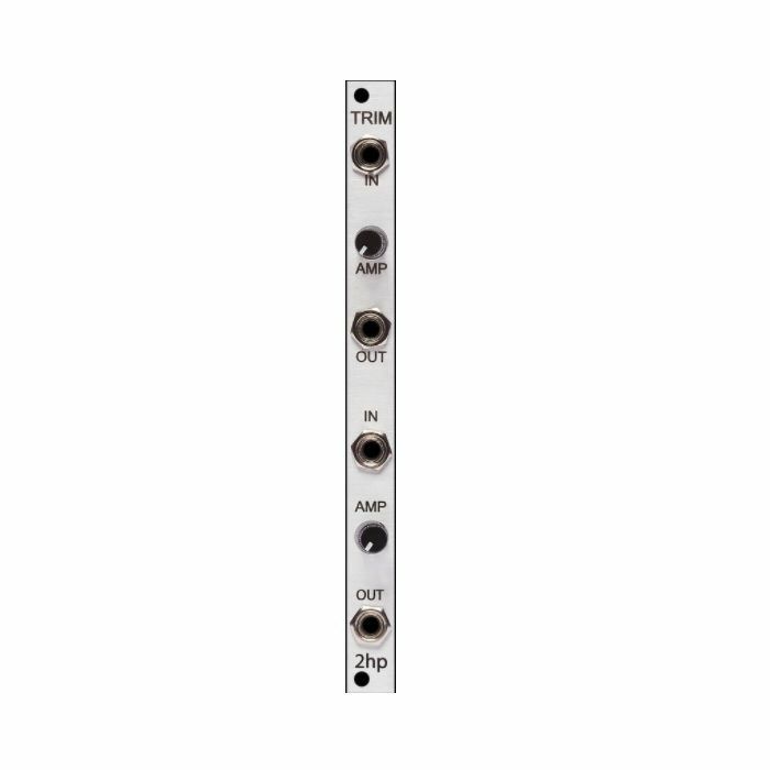 2HP - 2hp Trim 2-Channel Passive Attenuator Module (silver)