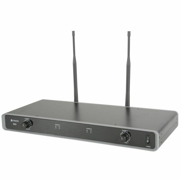 CHORD - Chord NU2 Dual UHF Neckband & Lapel Wireless Microphone System (863.3MHz & 864.3MHz)