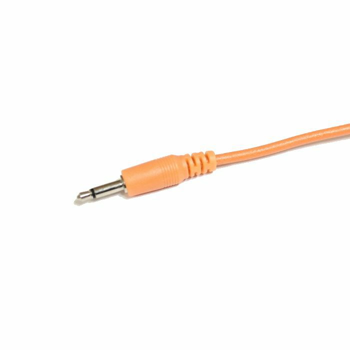 GLOW WORM CABLES - Glow Worm Cables Glow In The Dark Eurorack Modular Patch Cable (orange, 80cm long)