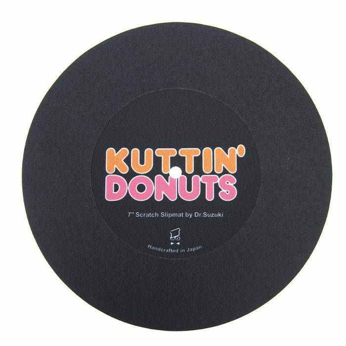 DR SUZUKI - Dr Suzuki Kuttin' Donuts 7" Vinyl Record Slipmat (single, black)