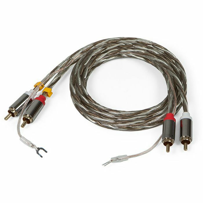 PRO-JECT - Pro-Ject Connect IT E RCA Cable With Grounding Lead Designed Specifically For Turntables (1.23m)
