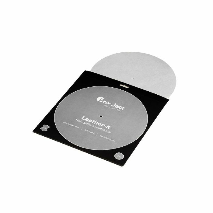 PRO-JECT - Pro-Ject Leather IT High-Quality Turntable Mat (grey, single)