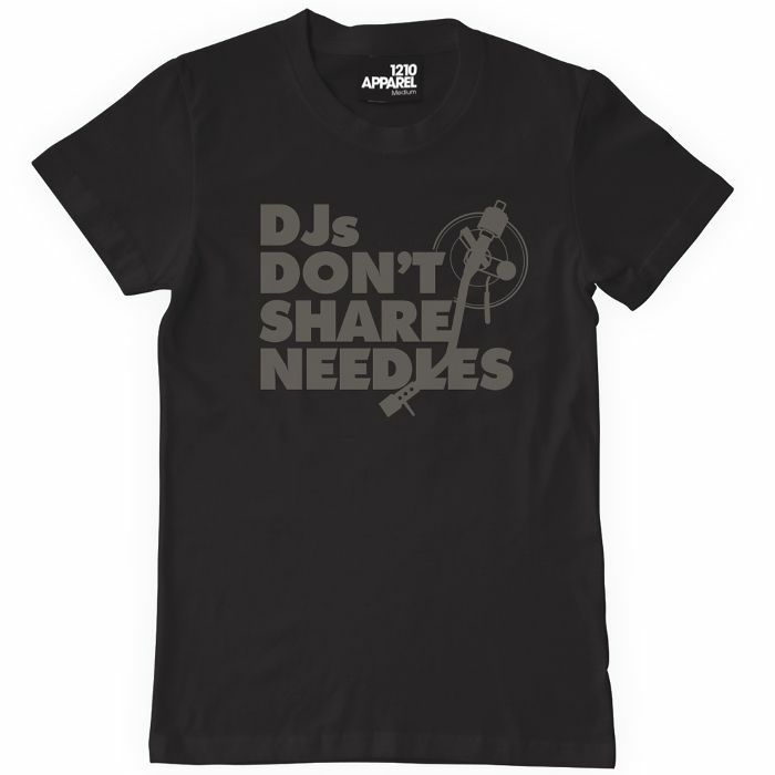 DMC - DJs Don't Share Needles T Shirt (black, small)