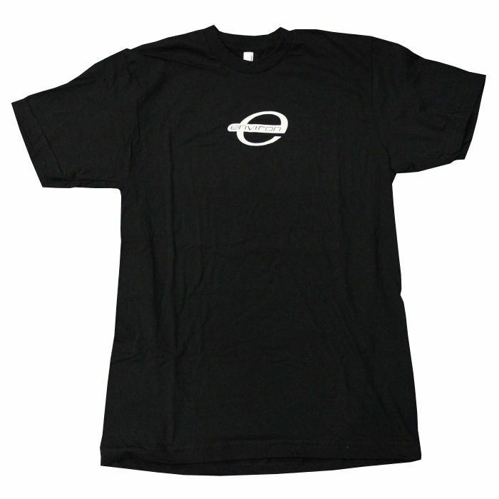 ENVIRON - Environ Records T Shirt (black with white logo, large)