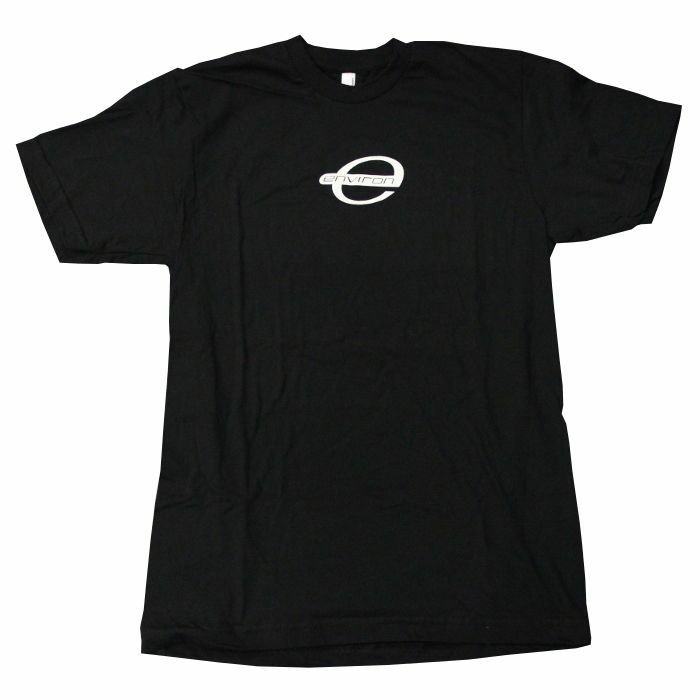 ENVIRON - Environ Records T Shirt (black with white logo, medium)