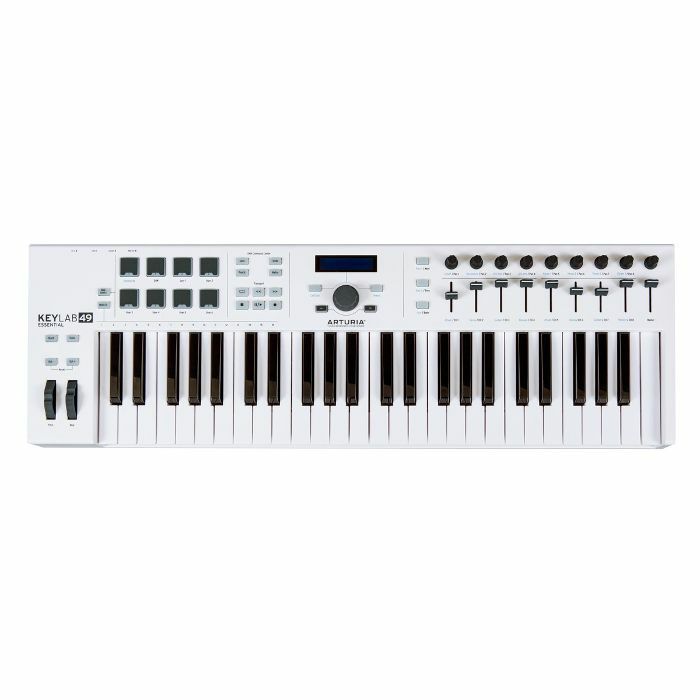 ARTURIA - Arturia Keylab 49 Essential 49-Key Semi-Weighted MIDI Keyboard Controller (white)