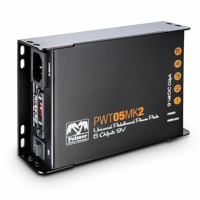 PALMER MI - Palmer MI PWT05 MK2 Universal 9V Pedalboard Power Supply With 5 Outputs