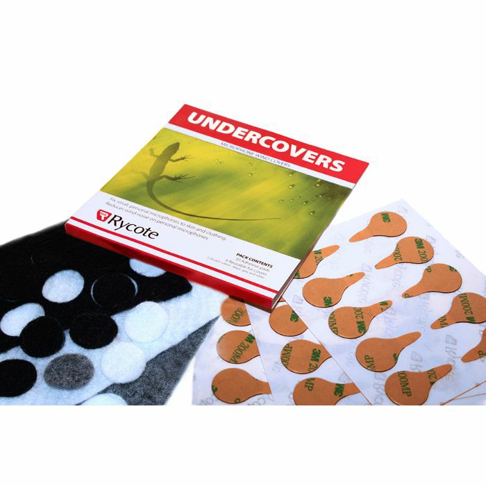 RYCOTE - Rycote Undercovers Lavalier Wind Covers & Stickies (white, 100 pieces)