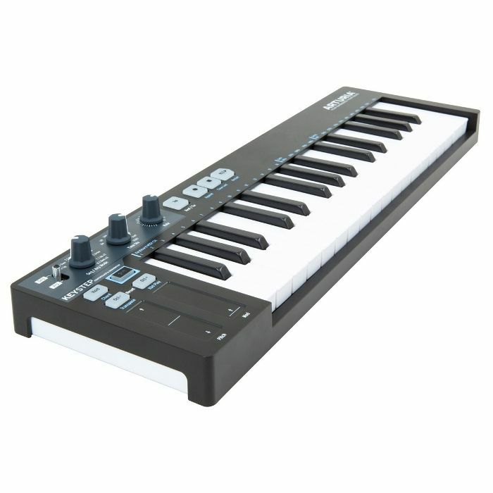 Arturia KeyStep Portable USB MIDI Keyboard Controller & Sequencer (black edition)