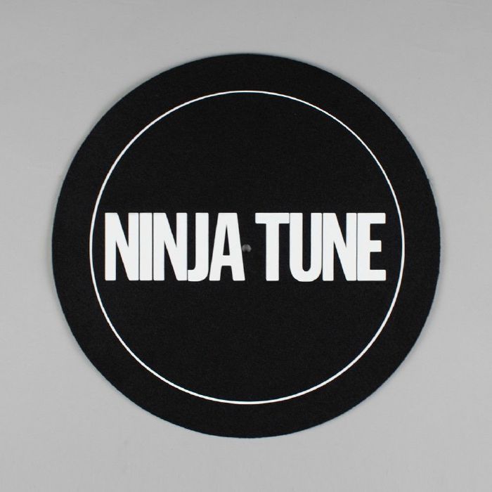 NINJA TUNE Ninja Tune Logo Slipmat (single, black with white logo ...