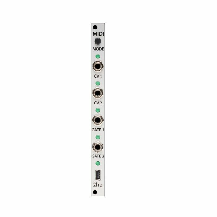 2HP - 2hp MIDI MIDI Interface Module (silver)