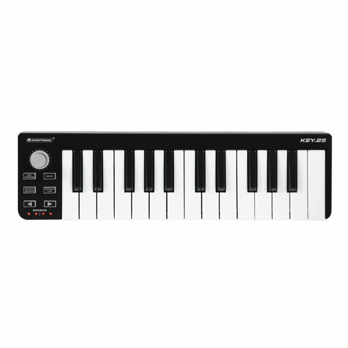 OMNITRONIC - Omnitronic KEY25 USB MIDI Controller Keyboard