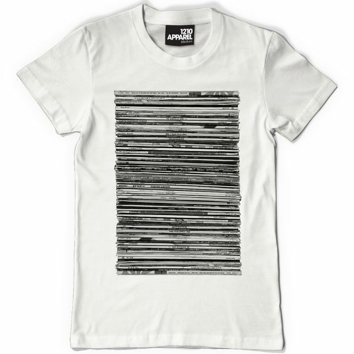 DMC - DMC Vinyl Junkie T Shirt (white, large)