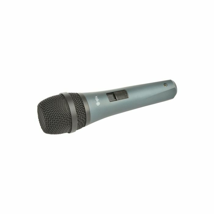 QTX - QTX DM18 Dynamic Vocal Microphone With Metal Body & On/Off Switch