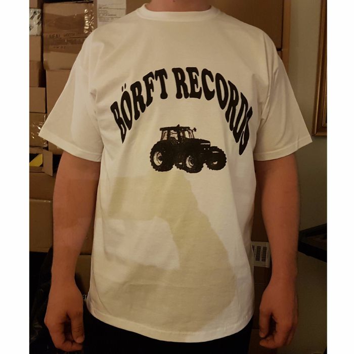 BORFT - Borft Classic T Shirt (white with black logo, medium)