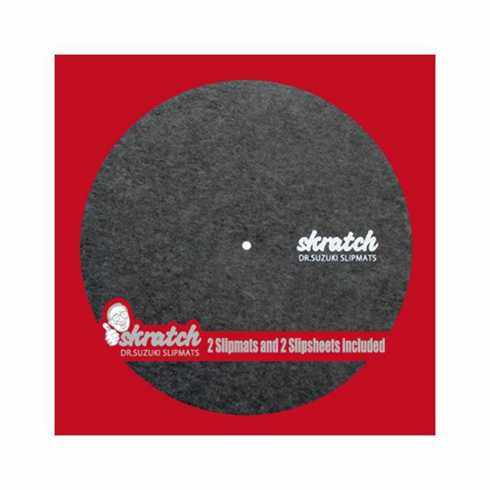 DR SUZUKI - Dr Suzuki Skratch Edition 12" Vinyl Record Slipmats & Slipsheets (pair of each)