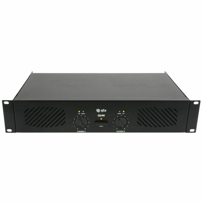 QTX - QTX Q240 Stereo PA Power Amplifier (2 x 120W) (B-STOCK)