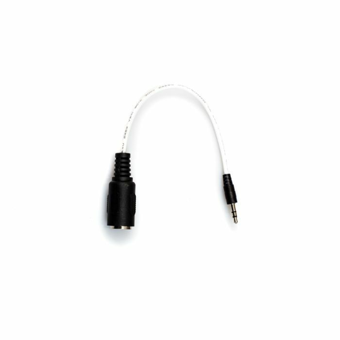 1010 MUSIC - 1010 Music Male 3.5mm TRS To Female 5 Pin DIN MIDI Adapter Cable (single, 22cm)