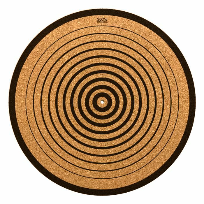 GLOWTRONICS - Glowtronics Circles 12" Vinyl Record Cork Slipmat (single)
