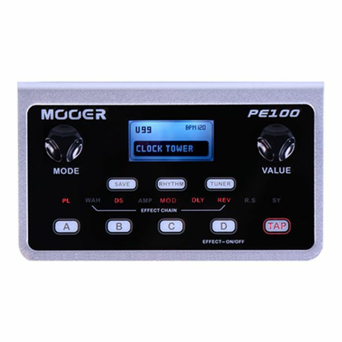 MOOER - Mooer PE100 Portable Multi-Effects Unit (silver)