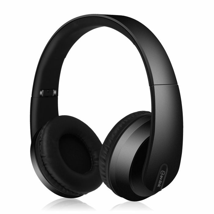 AV LINK - AV Link Satin Finish Bluetooth Headphones (black)