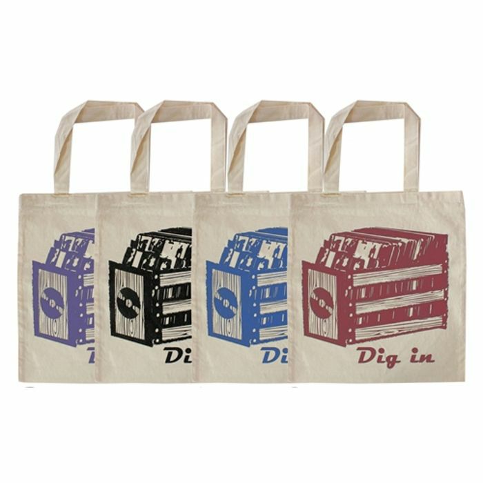 URP - Dig In Record Tote Bag (black ink)