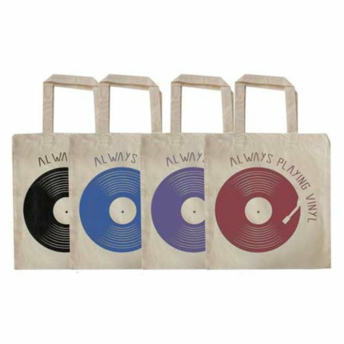 URP - Always Playing Vinyl Tote Bag (red ink)