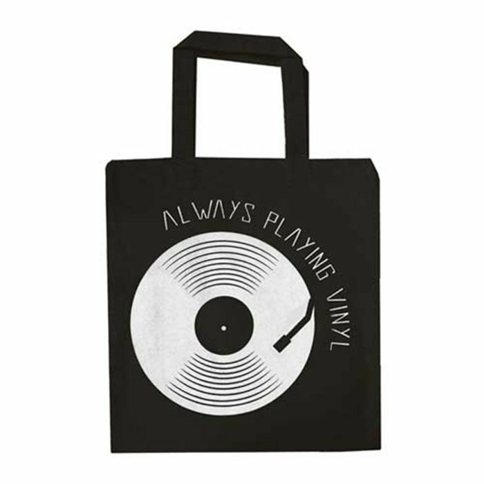 URP - Always Playing Vinyl Tote Bag (white ink)